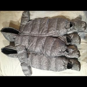 Baby gap Down snow suit & booties 3-6 mo. Set of 2